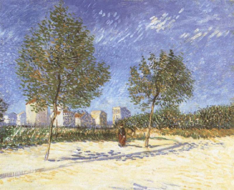 Vincent Van Gogh On the outskirts of Paris oil painting picture